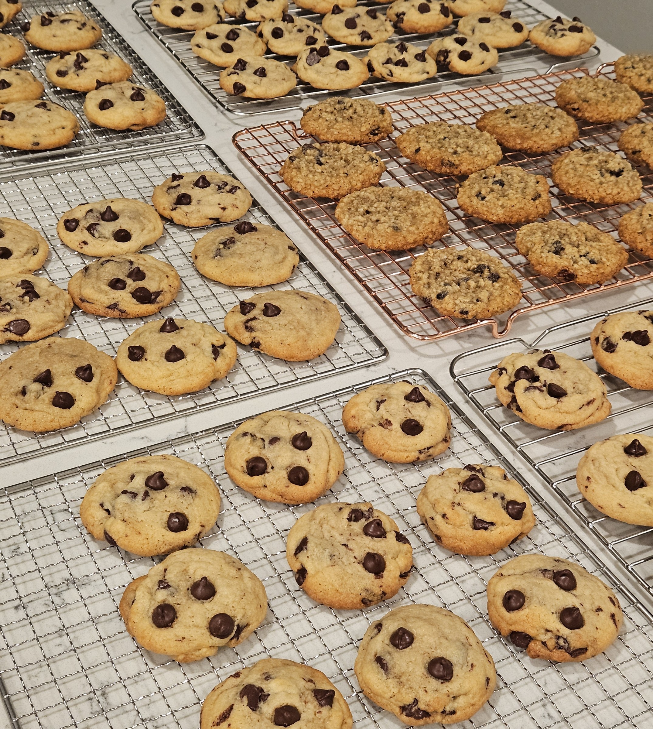 Freshly baked cookies