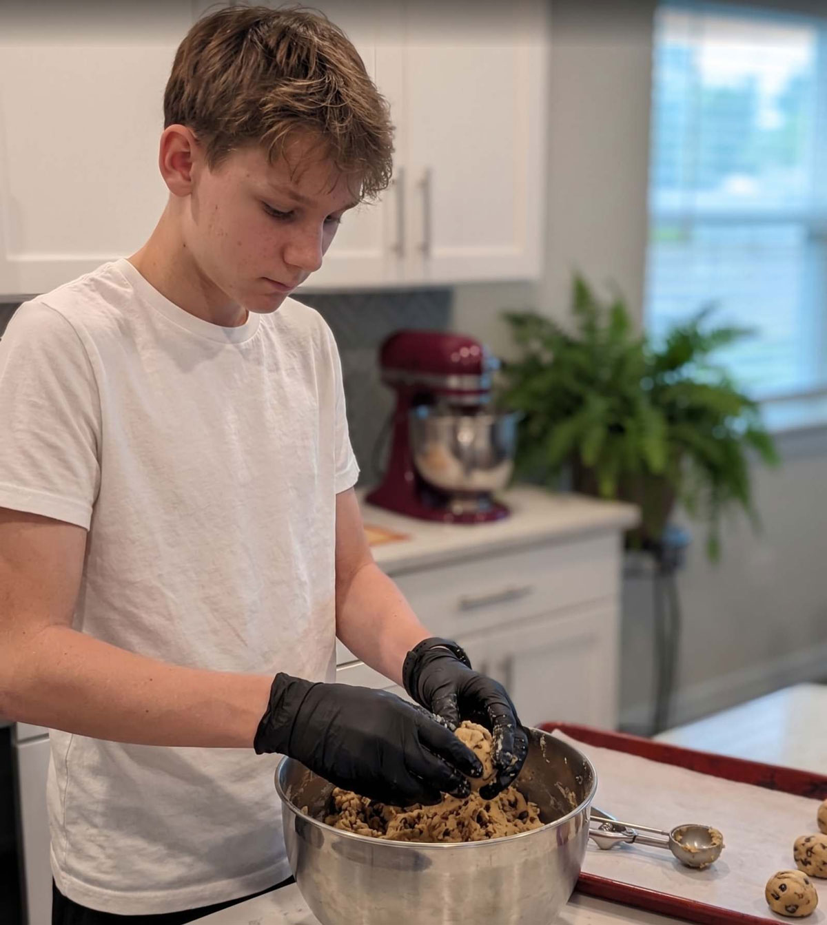 Freshly baked cookies