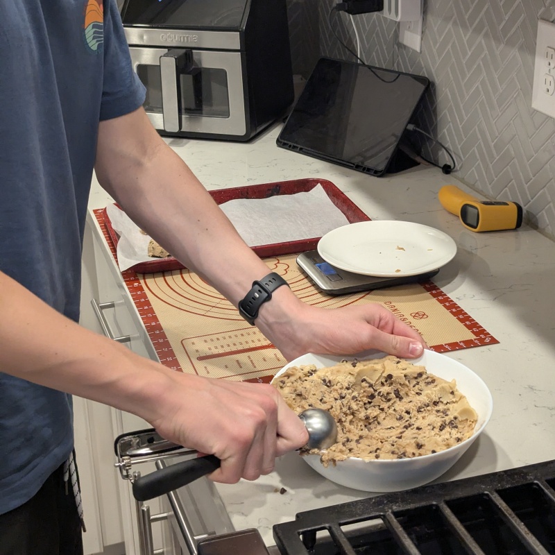 Freshly baked cookies