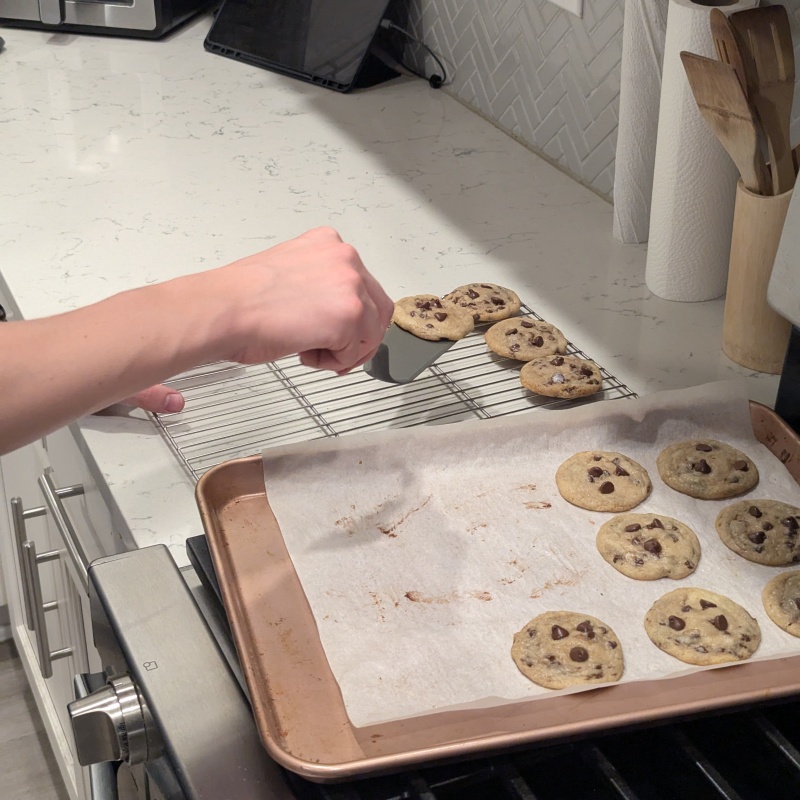 Freshly baked cookies