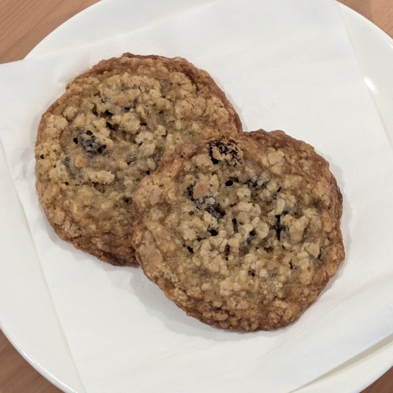 Freshly baked cookies